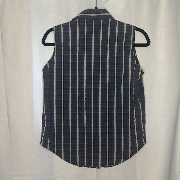 TWENTY BY WRANGLER SLEEVELESS BUTTON DOWN (SIZE S) - Picture 6 of 6